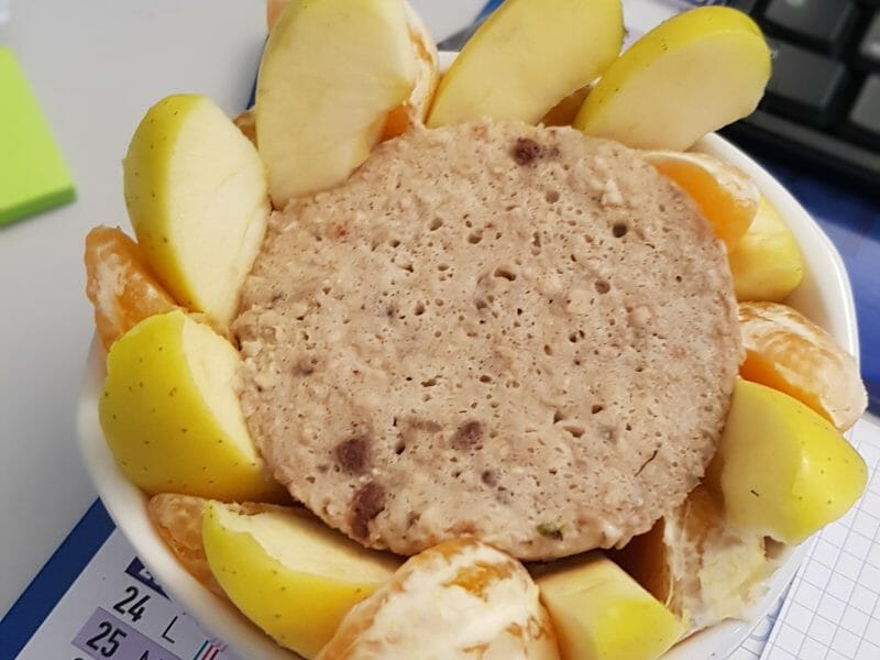 Cliquez pour zoomer ! Bowl cake banane et pépites de chocolat Thermomix par lily33260