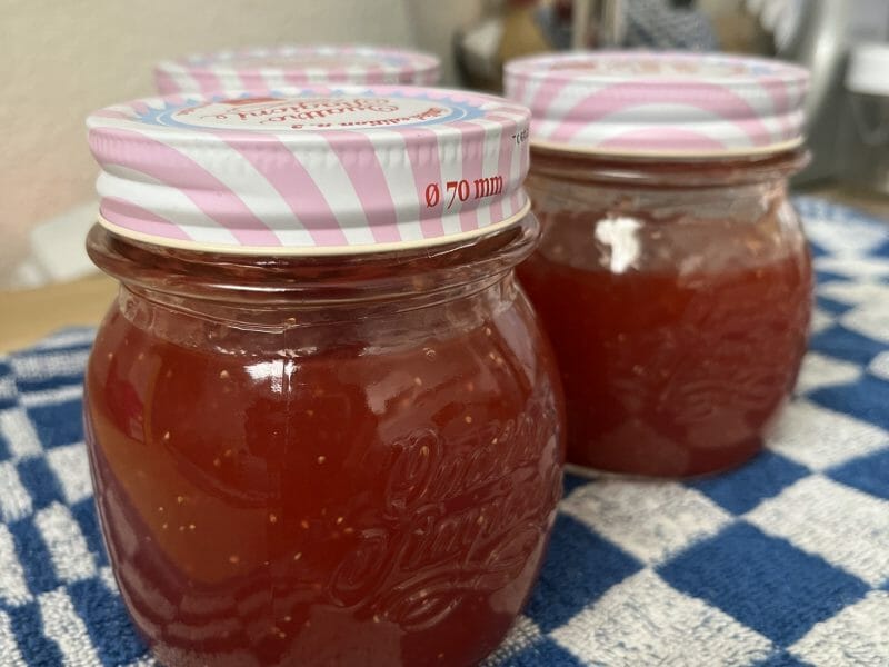 Cliquez pour zoomer ! Confiture mangue fraises Thermomix par amandine_109