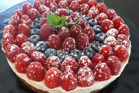 Cliquez pour zoomer ! Tarte aux fraises sans cuisson Thermomix par aleiiisha