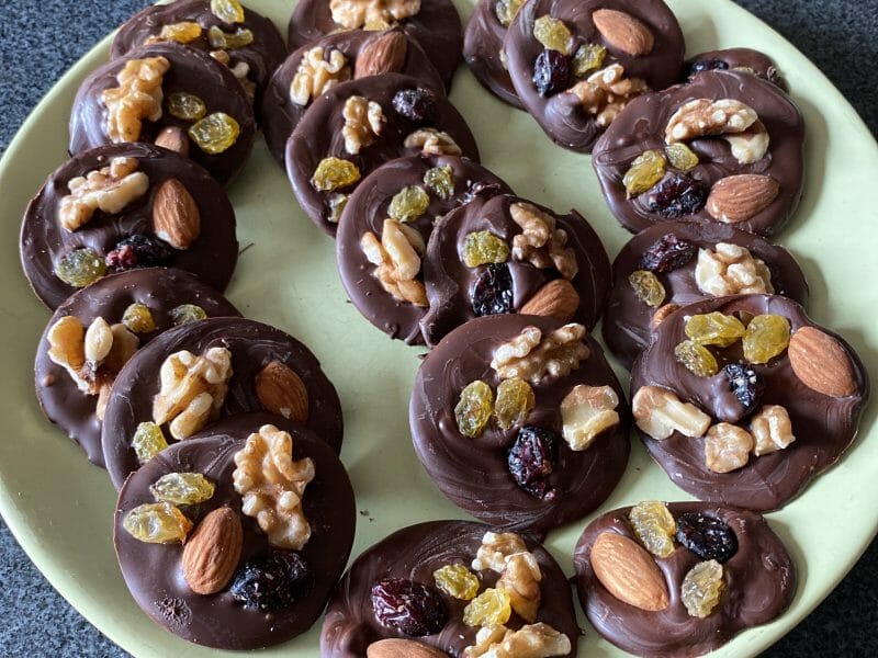 Cliquez pour zoomer ! Mendiants au chocolat Thermomix par gouram21