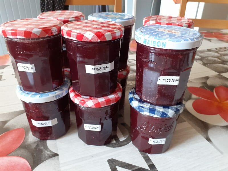 Cliquez pour zoomer ! Confiture de cerises Thermomix par Mel14