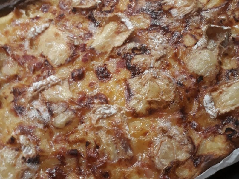 Cliquez pour zoomer ! Tarte au camembert, pommes et lardons Thermomix par sylmiquel1