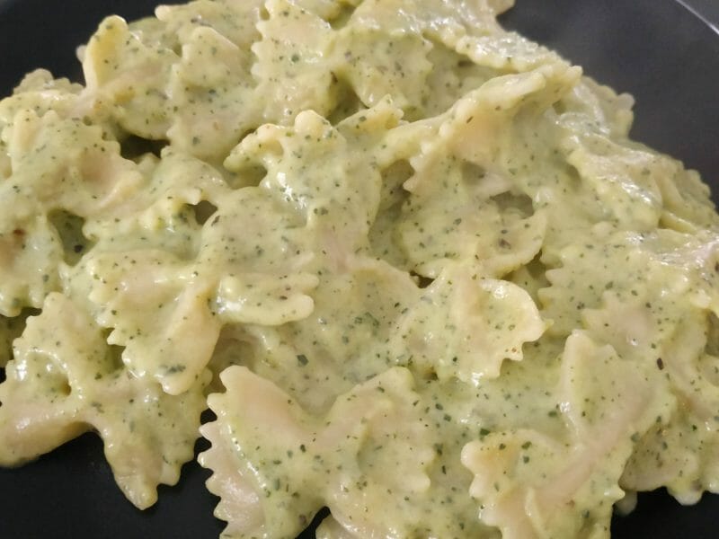 Cliquez pour zoomer ! Farfalle à la crème de courgettes Thermomix par lise_8
