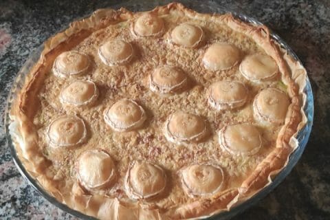 Cliquez pour zoomer ! Tarte courgette, jambon & chèvre Thermomix par Periatmarine