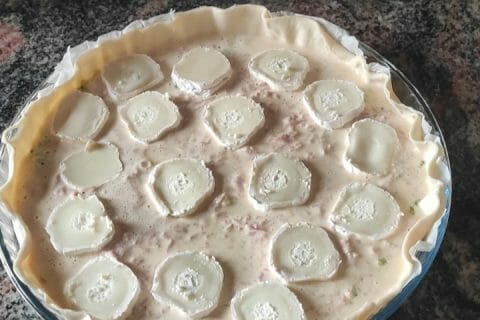 Cliquez pour zoomer ! Tarte courgette, jambon & chèvre Thermomix par Periatmarine