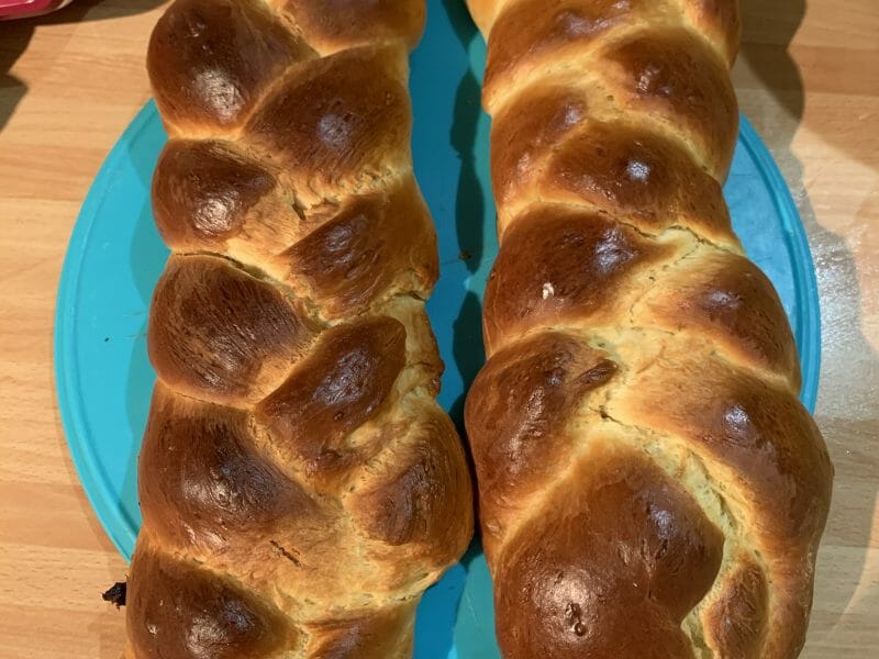 Cliquez pour zoomer ! Brioche tressée à la mie filante Thermomix par lulu2510