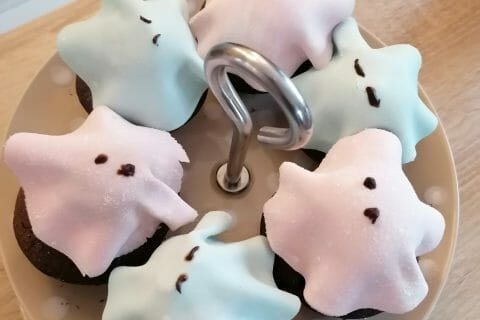 Cliquez pour zoomer ! Cupcakes fantômes Thermomix par Minniebabybelle