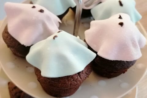 Cliquez pour zoomer ! Cupcakes fantômes Thermomix par Minniebabybelle