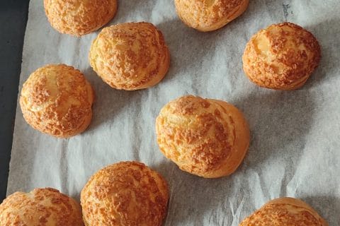 Cliquez pour zoomer ! Choux craquelin fraises chantilly Thermomix par carla_11