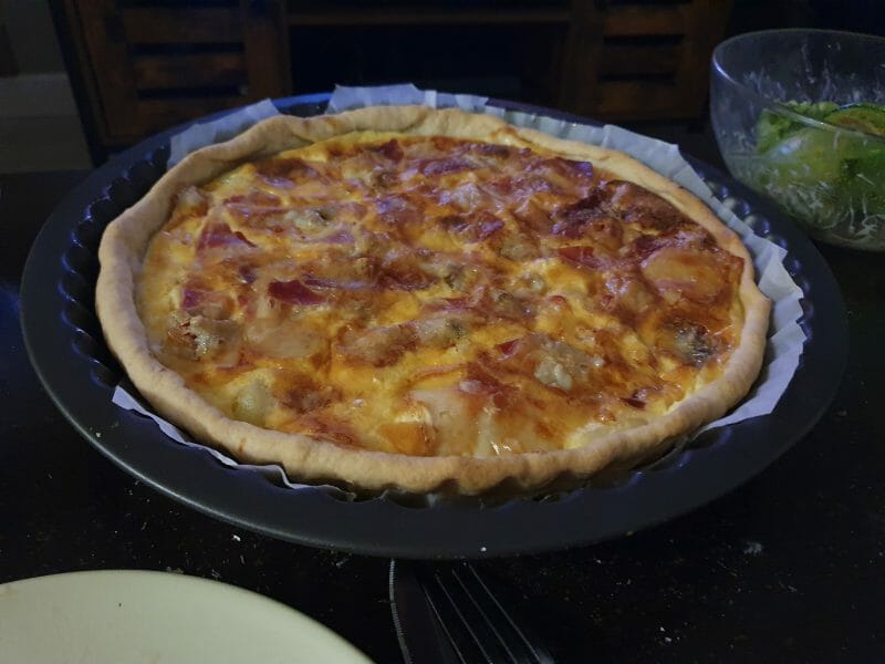 Cliquez pour zoomer ! Tarte gorgonzola et jambon de Parme Thermomix par Marmotte38