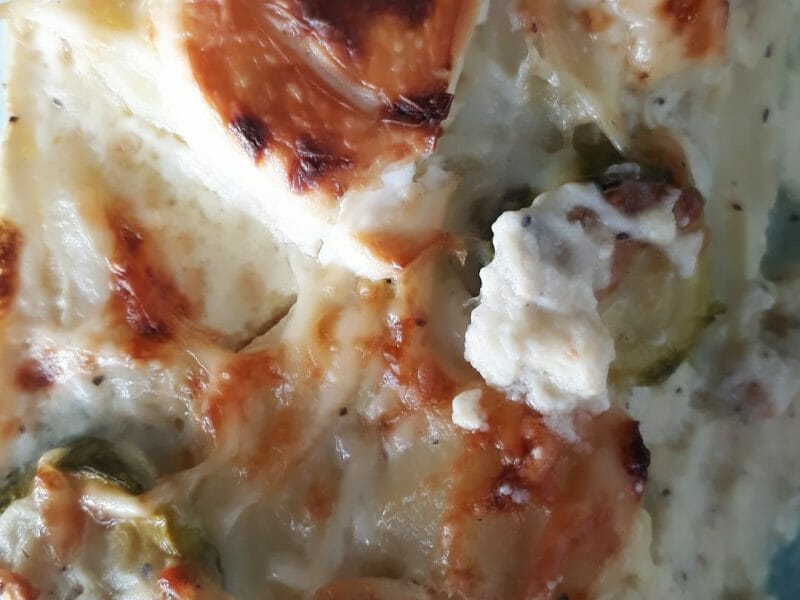Cliquez pour zoomer ! Gratin de courgettes au chèvre Thermomix par mimialami