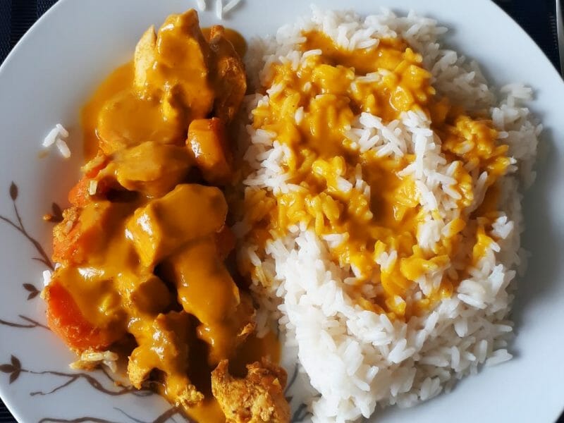 Cliquez pour zoomer ! Poulet coco aux 3 épices Thermomix par mimialami