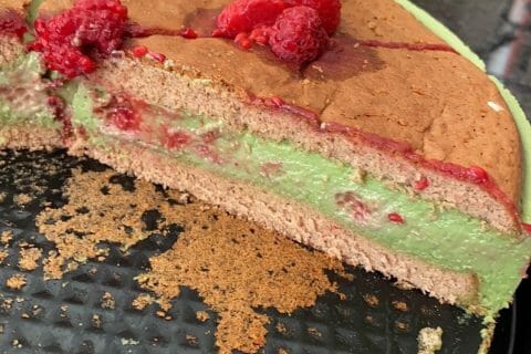 Cliquez pour zoomer ! Bavarois aux framboises Thermomix par julien_44