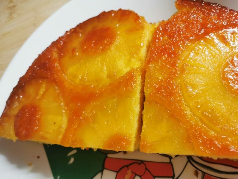 Cliquez pour zoomer ! Gâteau renversé à l’ananas Thermomix par ylero