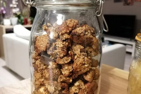 Cliquez pour zoomer ! Granola dattes et banane Thermomix par ylero