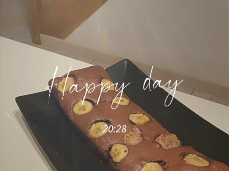 Cliquez pour zoomer ! Brownie fondant choco-banane Thermomix par Marie