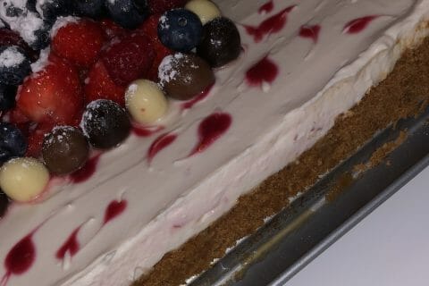 Cliquez pour zoomer ! Tarte aux fraises sans cuisson Thermomix par Moun’s