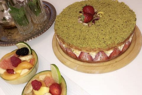 Cliquez pour zoomer ! Fraisier Thermomix par Moun’s