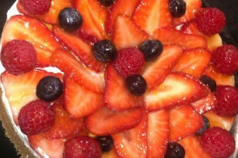Cliquez pour zoomer ! Tarte aux fraises sans cuisson Thermomix par Moun’s
