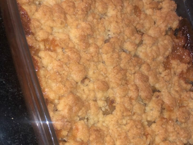Cliquez pour zoomer ! Crumble aux Pommes Thermomix par Moun’s