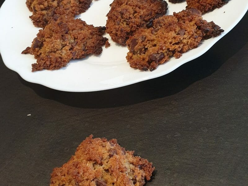 Cliquez pour zoomer ! Cookies au pain rassis et pépites de chocolat Thermomix par eleonore57