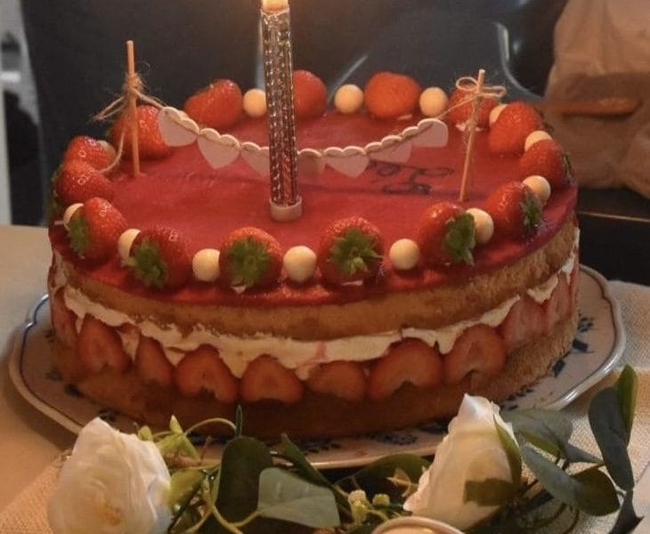 Cliquez pour zoomer ! Fraisier Thermomix par cvdb