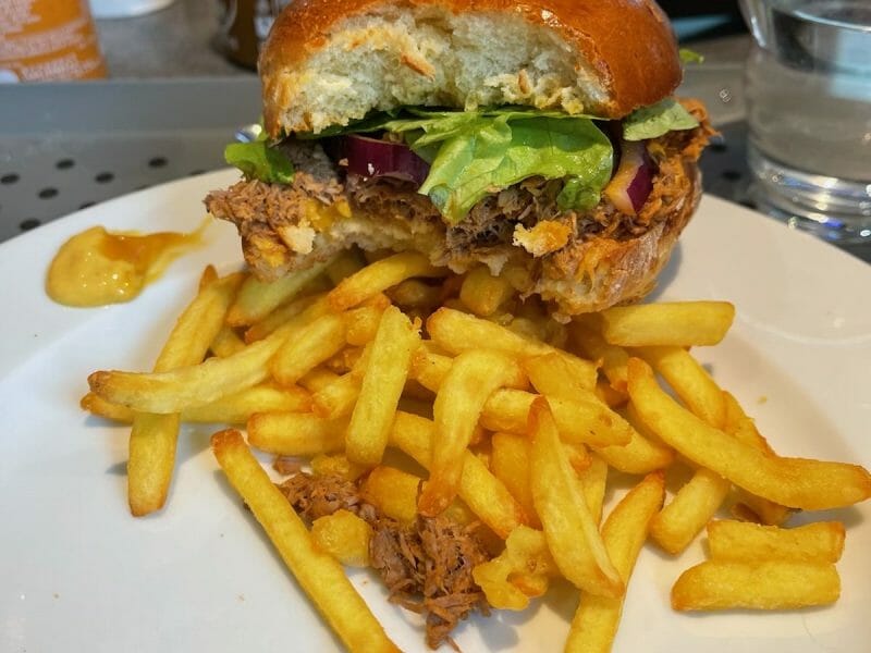 Cliquez pour zoomer ! Burger d’effiloché de porc Thermomix par epescher