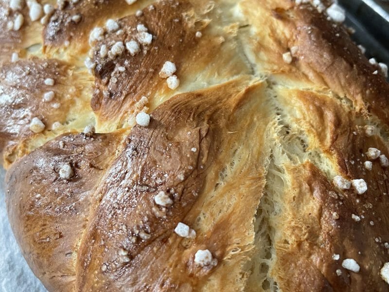 Cliquez pour zoomer ! Brioche tressée à la mie filante Thermomix par agnesalf
