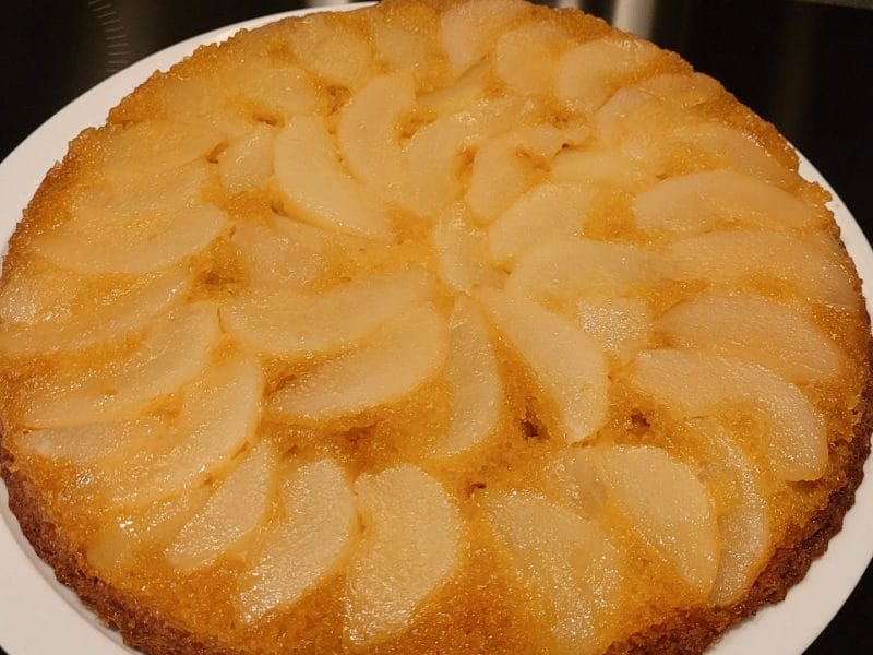 Cliquez pour zoomer ! Gâteau renversé aux poires Thermomix par lacuisinededanielle