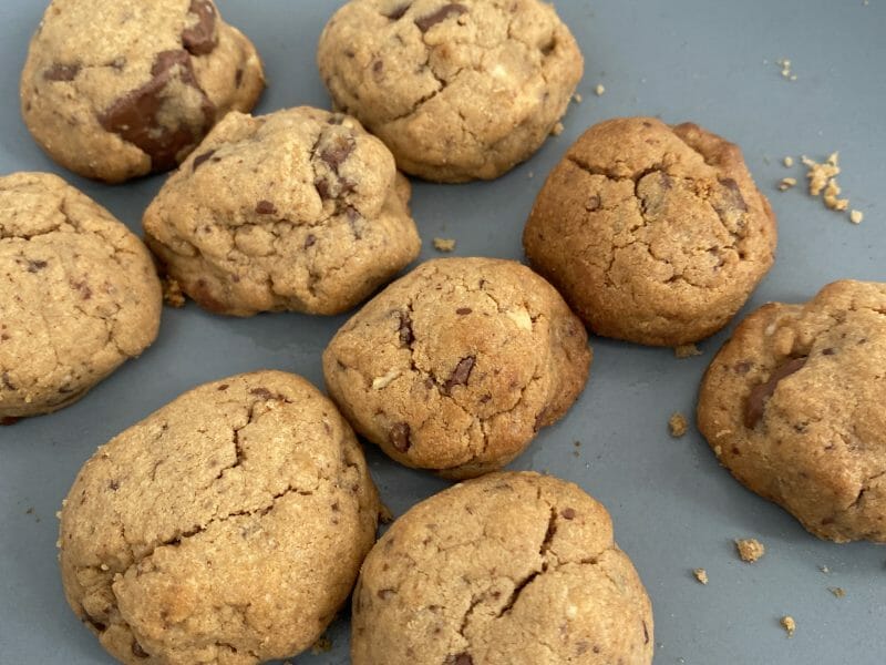 Cliquez pour zoomer ! Cookies beurre de cacahuète et pépites de chocolat Thermomix par carocaro84