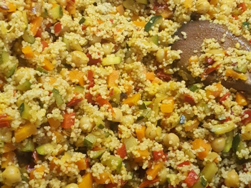 Cliquez pour zoomer ! Bowl méditerranéen aux légumes et céréales Thermomix par LOLOTTE