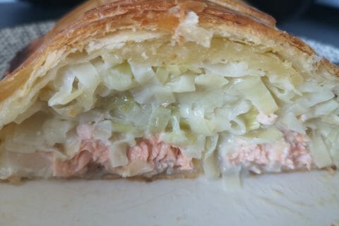 Cliquez pour zoomer ! Feuilleté saumon et poireaux Thermomix par cam_5