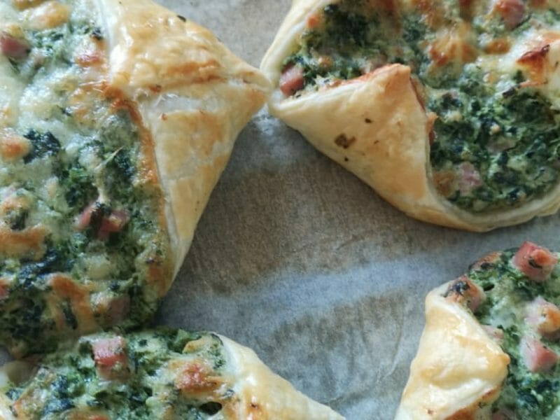 Cliquez pour zoomer ! Paniers feuilletés épinards et jambon Thermomix par cam_5