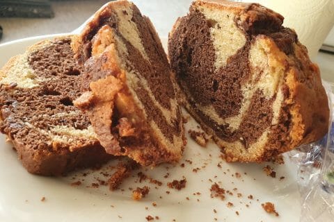 Cliquez pour zoomer ! Marbré au chocolat Thermomix par meriembench