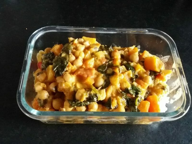 Cliquez pour zoomer ! Curry de pois chiches au lait de coco Thermomix par saga44