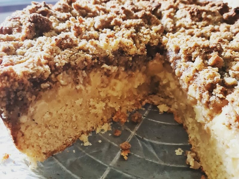 Cliquez pour zoomer ! Tarte aux pommes façon crumble Thermomix par nad.j
