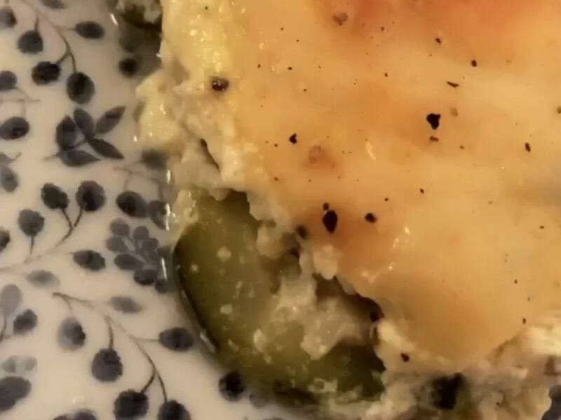 Cliquez pour zoomer ! Gratin de courgettes au chèvre Thermomix par sofiamaria