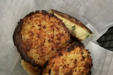 Cliquez pour zoomer ! Galettes de pommes de terre au four Thermomix par kathiaa