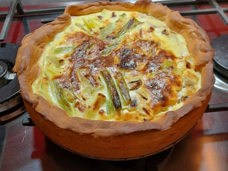 Cliquez pour zoomer ! Gâteau poireaux, lardons et fromage Thermomix par carole_stephane