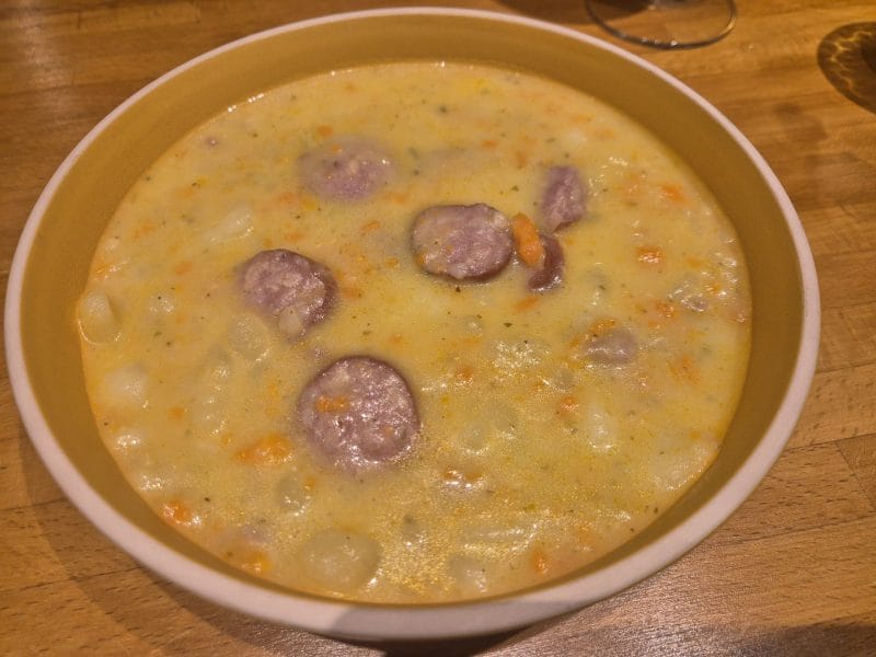 Cliquez pour zoomer ! Soupe rustique de pommes de terre Thermomix par leffetpapillon