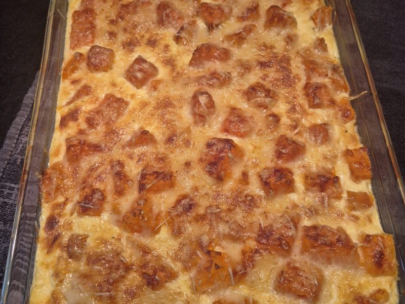 Cliquez pour zoomer ! Gratin de potiron et patate douce au comté Thermomix par leffetpapillon