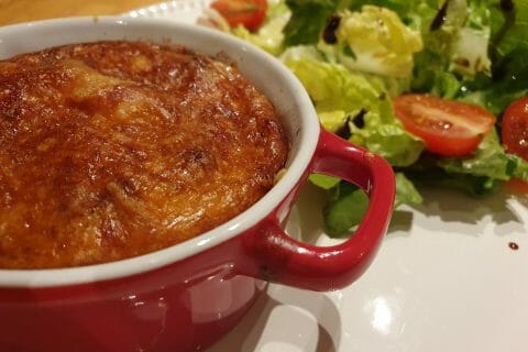 Cliquez pour zoomer ! Clafoutis cancoillotte, poireaux et chorizo Thermomix par leffetpapillon