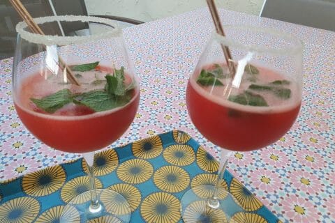 Cliquez pour zoomer ! Mojito fraise Thermomix par leffetpapillon