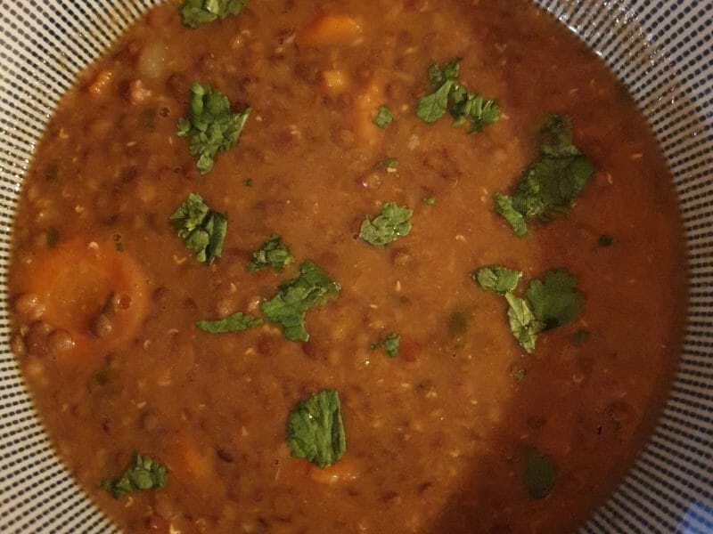 Cliquez pour zoomer ! Soupe de lentilles – 3dess Thermomix par leffetpapillon