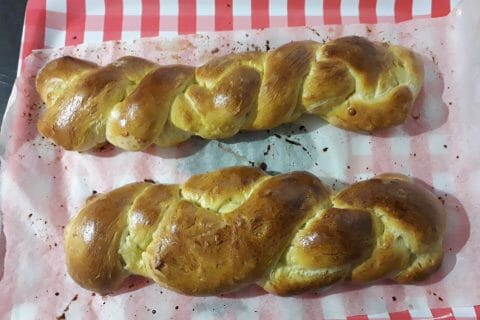 Cliquez pour zoomer ! Brioche tressée à la mie filante Thermomix par charlotte410