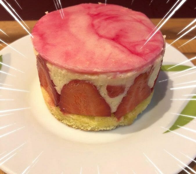 Cliquez pour zoomer ! Fraisier Thermomix par Mylene34