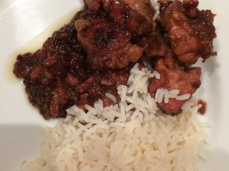 Cliquez pour zoomer ! Porc au caramel Thermomix par Flomomix92