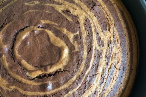 Cliquez pour zoomer ! Gâteau zébré au Thermomix