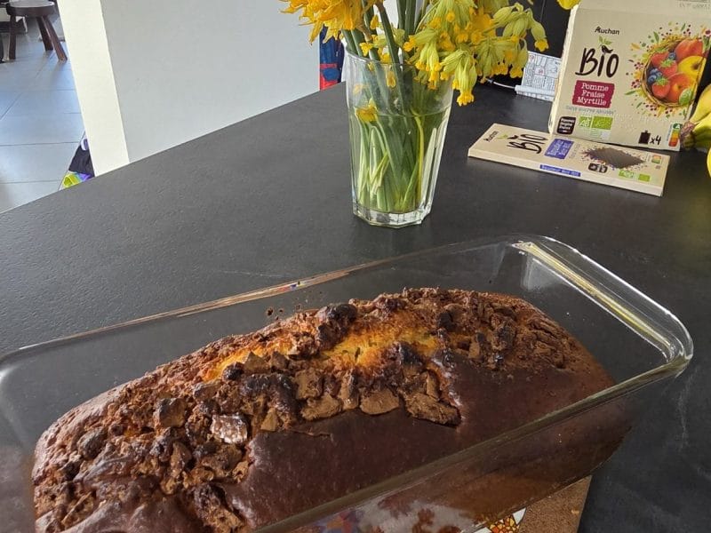 Cliquez pour zoomer ! Cake à la crème fraîche Thermomix par lolosasha