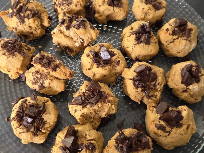 Cliquez pour zoomer ! Cookies beurre de cacahuète et pépites de chocolat Thermomix par lolosasha